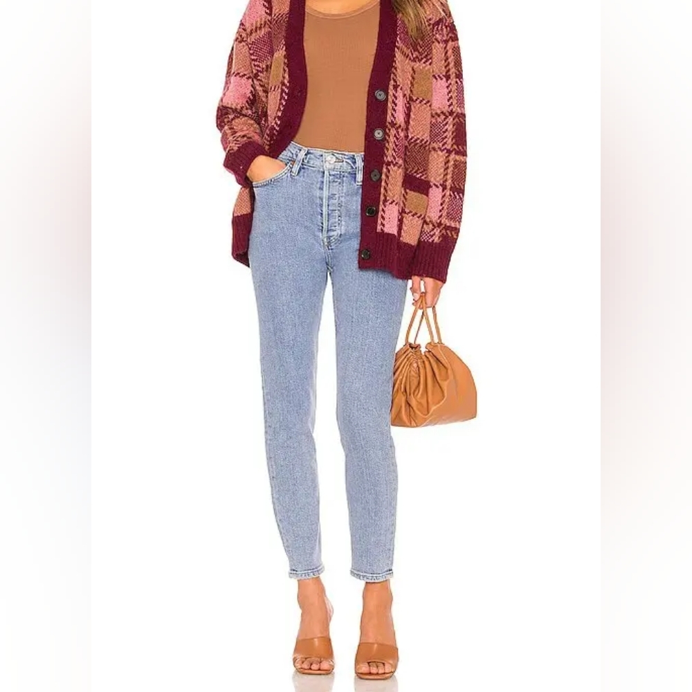 NWT RE/DONE 90's High Rise Ankle Crop Sz 28